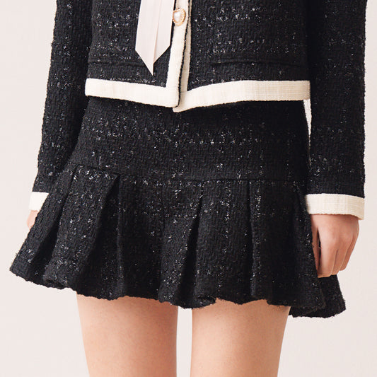 bleubird_black_luna_skirt_tweed_mini_dress_XS_S_M